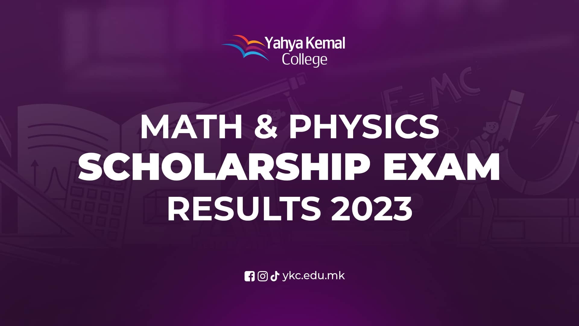 Math & Physics Scholarship Exam Results 2023